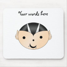 Vampire boy mouse mat