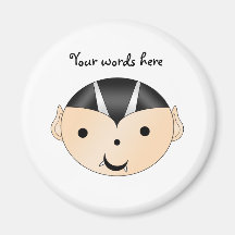 Vampire boy refrigerator magnets