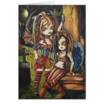 vampire Dark Angel Gothic Graveyard Notecards