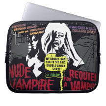 vampire double feature laptop sleeve