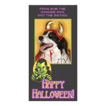 Vampire Halloween Photo Card