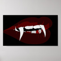 vampire halloween poster