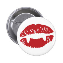 Vampire Lips Button
