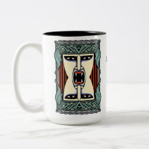 Vampire Masks with Stake Coffee Mug