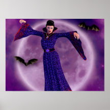 vampire moon Poster