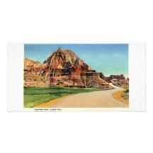 Vampire Peak, Cedar Pass, Badlands, South Dakota Personalized Photo Card