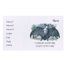 Vampire Quote Business Card Templates