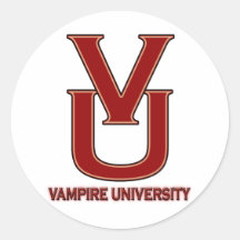 VAMPIRE UNIVERSITY STICKER