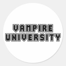 Vampire University Stickers
