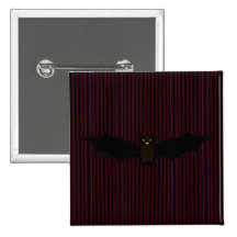 Vampire's Stripes Pinback Buttons
