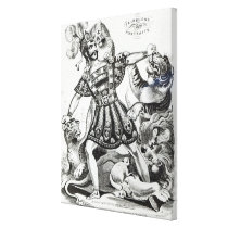 Van Amburgh the Brute Tamer, 1838 canvas prints
