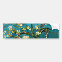 Van Gogh Blossoming Almond Tree (F671) Fine Art Bumper Stickers