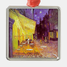 Van Gogh Cafe Impressionist Painting Christmas Tree Ornament