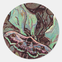Van Gogh - Great Peacock Moth Sticker