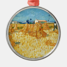Van Gogh; Harvest in Provence Ornament