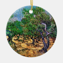 Van Gogh - Olive Grove Christmas Ornaments