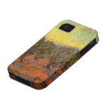 Van Gogh Olive Grove: Orange Sky, Vintage Fine Art iPhone 4 Case