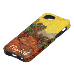Van Gogh Olive Trees Yellow Sky Sun, Vintage Art iPhone 5 Case
