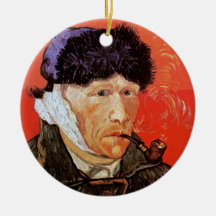 Van Gogh Self-Portrait With Bandaged Ear Ornament
