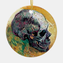 Van Gogh - Skull Christmas Ornaments