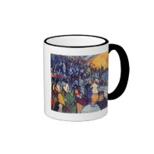 Van Gogh - Spectators In The Arena At Arles Coffee Mugs