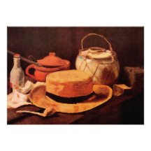 Van Gogh; Still Life with Yellow Straw Hat Personalized Invite