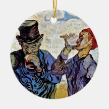 Van Gogh - The Drinkers Christmas Tree Ornaments