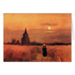 Van Gogh - The Old Tower In The Fields Greeting Card