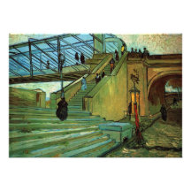 Van Gogh; The Trinquetaille Bridge Custom Invitations