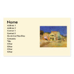Van Gogh; Vincent's House in Arles (Yellow House) Business Card Templates