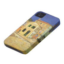 Van Gogh; Vincent's House in Arles (Yellow House) iPhone 4 Case-Mate Cases