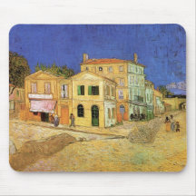 Van Gogh; Vincent's House in Arles (Yellow House) Mousepads