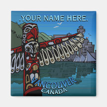 Vancouver Magnet Personalized Vancouver Magnet