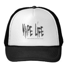 Vape Life - Black letter Mesh Hats