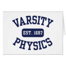 Varsity Physics Greeting Card