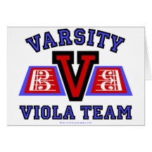 Varsity Viola Team Greeting Cards