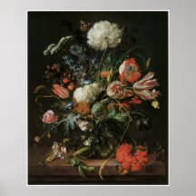 Vase of Flowers, c.1660 Print