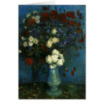 Vase with Cornflowers and Poppies, van Gogh Cards