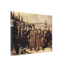 Vasily Grigorevich Perov - At the railway Gallery Wrapped Canvas