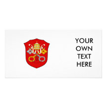 Vatican Coat of Arms Customized Photo Card