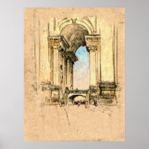 Vatican Entrance 1909 Posters