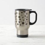 Vector Bugs & Flowers Coffee Mug