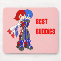 Vega and Venus Best Buddies Mousepad - Girls