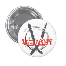 Vegan Anarchist Button