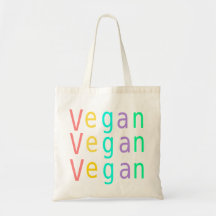 Vegan. animal rights. tote bag.