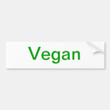 Vegan Bumper Stickers
