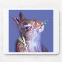 Vegan Bunny Mousepad