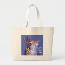 Vegan Bunny Tote Bags