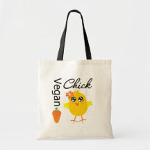 Vegan Chick 2 Tote Bags