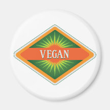 Vegan Colours Logo Fridge Magnet